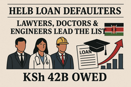 HELB Loan Defaults Soar: Lawyers, Doctors & Engineers Lead the List
