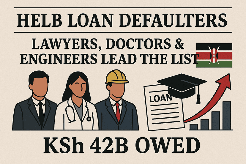 HELB Loan Defaults Soar: Lawyers, Doctors & Engineers Lead the List