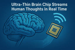 Scientists Reveal a Tiny Brain Chip That Streams Thoughts in Real Time