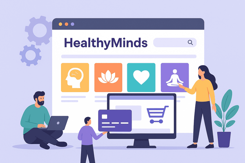 Developing HealthyMinds: Building a Comprehensive Web Application